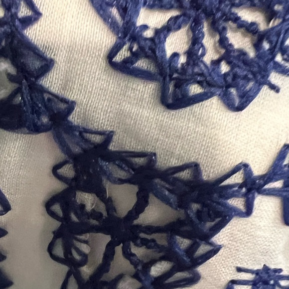 Beautiful Details! 💙 Floral Lace Midi Dress - Picture 6 of 6